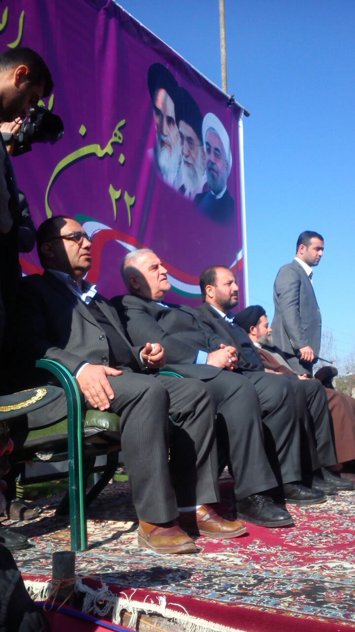 حضور رحمت اله نوروزی در راهپیمایی ۲۲ بهمن